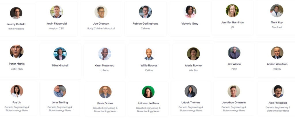The State of Cell and Gene Therapy 2024 Headshots